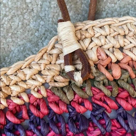 Cappelli Straworld Inc Multicolored Straw Bag - Picture 3 of 11